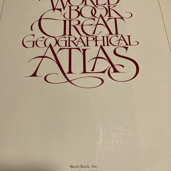 The World Book Great Geographical Atlas Chicago - Picture 3 of 16